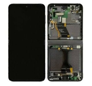 Samsung Galaxy Z Flip 5 5G SM-F731B-Inner Display Complete + Frame- Graphite