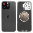 For iPhone 15 Pro Max Back Glass With Flex- Titanium Black_